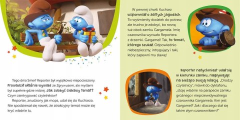 Sensacyjny temat Smerfy Moja czytanka Nowe przygody Harperkids