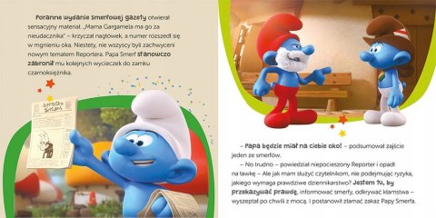 Sensacyjny temat Smerfy Moja czytanka Nowe przygody Harperkids