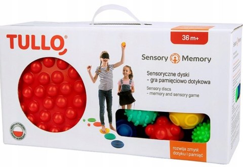 Sensoryczne Dyski Piłki Gra Pamięciowo dotykowa Tullo