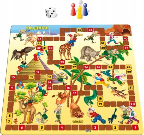 Skarbiec Adamigo Rodzinna Gra Planszowa Przygodowa