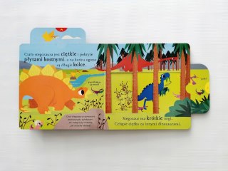 Stegozaur Akademia Mądrego Dziecka Poznajmy dinozaury Harperkids