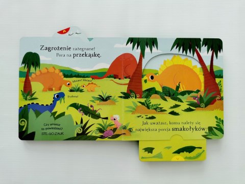 Stegozaur Akademia Mądrego Dziecka Poznajmy dinozaury Harperkids