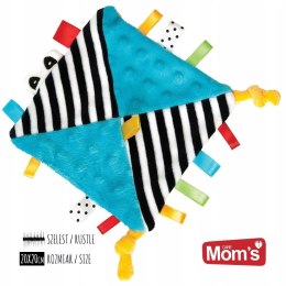 Szeleścik Niebieski Sensoryczny Szmatka Mom's Care