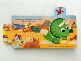Triceratops Akademia Mądrego Dziecka Poznajmy dinozaury Harperkids