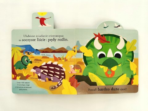 Triceratops Akademia Mądrego Dziecka Poznajmy dinozaury Harperkids