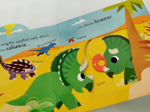 Triceratops Akademia Mądrego Dziecka Poznajmy dinozaury Harperkids
