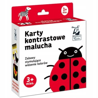 Widzę Kolory Karty Kontrastowe Malucha 3 m+ Kapitan Nauka
