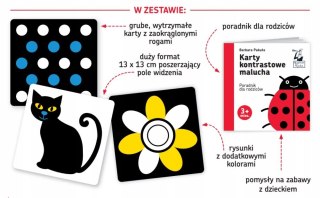 Widzę Kolory Karty Kontrastowe Malucha 3 m+ Kapitan Nauka