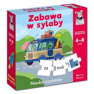 Zabawa w Sylaby Układanka Edukacyjna Puzzle 4+ Kapitan Nauka