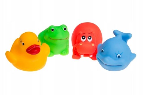 Zabawki do kąpieli Kąpielowe Zwierzątka 4 szt Tullo