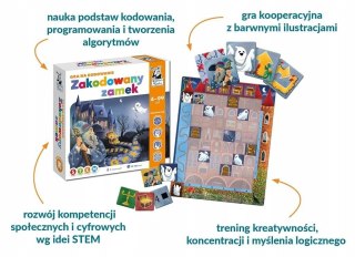 Zakodowany zamek Gra na kodowanie Kapitan Nauka 4+
