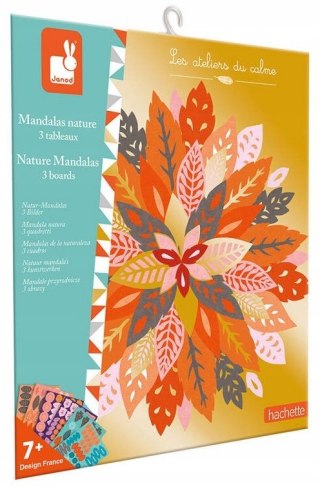 Zestaw Kreatywny Mandale Natura 7+, Janod J07755