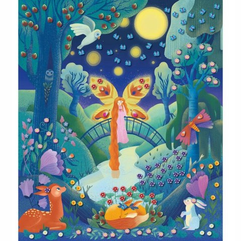 Zestaw Kreatywny Mini Ozdoby Tajemniczy Ogród 7+, Janod J09106