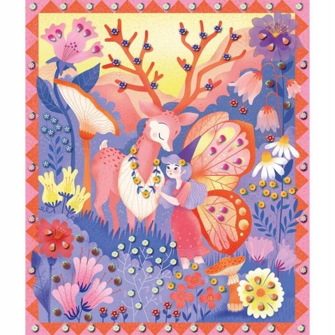 Zestaw Kreatywny Mini Ozdoby Tajemniczy Ogród 7+, Janod J09106