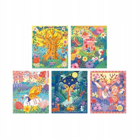 Zestaw Kreatywny Mini Ozdoby Tajemniczy Ogród 7+, Janod J09106