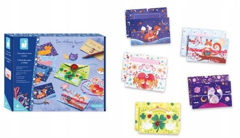 Zestaw Kreatywny do Tworzenia Biżuterii Bransoletki Życzeń 8+, Janod J09127