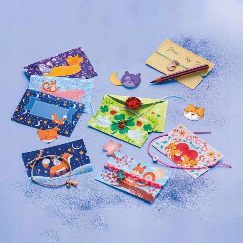 Zestaw Kreatywny do Tworzenia Biżuterii Bransoletki Życzeń 8+, Janod J09127