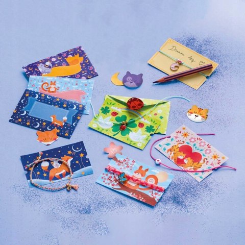 Zestaw Kreatywny do Tworzenia Biżuterii Bransoletki Życzeń 8+, Janod J09127