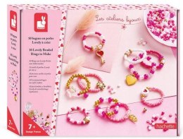 Zestaw Kreatywny do Tworzenia Biżuterii Pierścionki z Koralików 7+, Janod