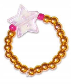 Zestaw Kreatywny do Tworzenia Biżuterii Pierścionki z Koralików 7+, Janod