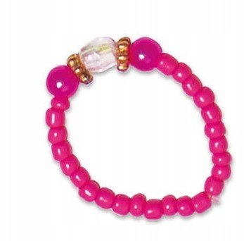 Zestaw Kreatywny do Tworzenia Biżuterii Pierścionki z Koralików 7+, Janod