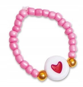 Zestaw Kreatywny do Tworzenia Biżuterii Pierścionki z Koralików 7+, Janod