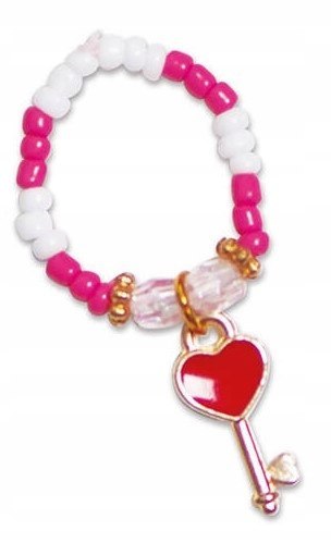 Zestaw Kreatywny do Tworzenia Biżuterii Pierścionki z Koralików 7+, Janod