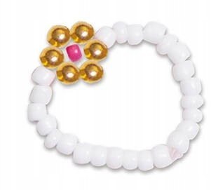 Zestaw Kreatywny do Tworzenia Biżuterii Pierścionki z Koralików 7+, Janod