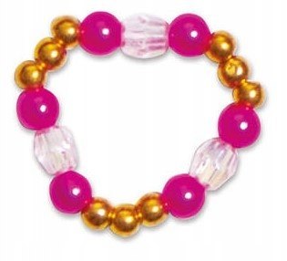 Zestaw Kreatywny do Tworzenia Biżuterii Pierścionki z Koralików 7+, Janod