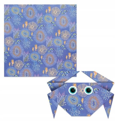 Zestaw Kreatywny do Tworzenia Origami Magiczny Ocean 7+, Janod J07749