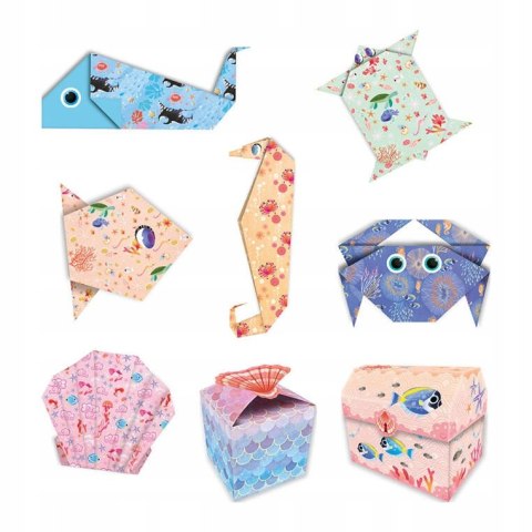 Zestaw Kreatywny do Tworzenia Origami Magiczny Ocean 7+, Janod J07749