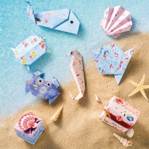 Zestaw Kreatywny do Tworzenia Origami Magiczny Ocean 7+, Janod J07749