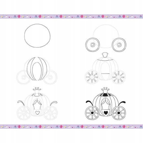 Zestaw Rysowanie Krok po Kroku Fantastyczne Stworzenia 20 Rysunków 7+ Janod