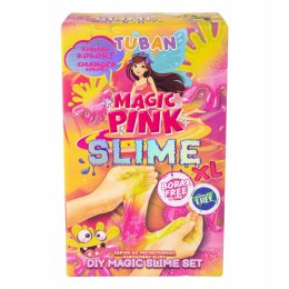 Zestaw do Robienia Glutów Super Slime Magic Pink XL Zmieniający Kolor Tuban