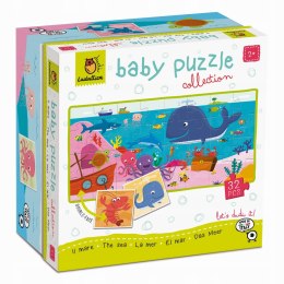 Baby Puzzle Morze 20491 Dwustronne Puzzle dla Najmłodszych 2+ Ludattica