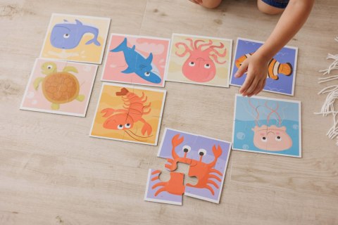 Baby Puzzle Morze 20491 Dwustronne Puzzle dla Najmłodszych 2+ Ludattica