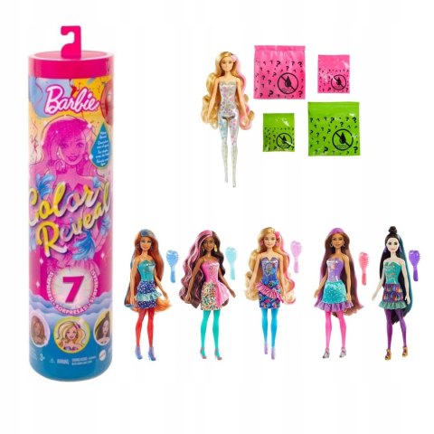 Barbie Color Reveal Lalka Imprezowa niespodzianka GTR96