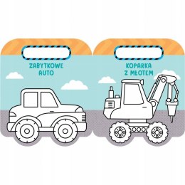 Bip, bip! Pojazdy Kolorowanka z naklejkami Aksjomat