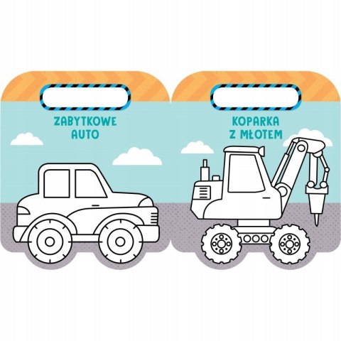 Bip, bip! Pojazdy Kolorowanka z naklejkami Aksjomat