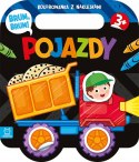 Brum, brum! Pojazdy Kolorowanka z naklejkami Aksjomat