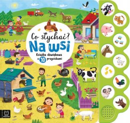 Co słychać Na wsi Książka dźwiękowa z 10 przyciskami Aksjomat