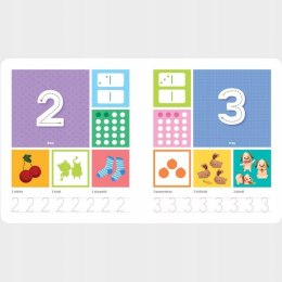 Cyferki malucha z naklejkami dd 4 lat Aksjomat Cyfry Czterolatka