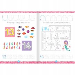 Cyferki przedszkolaka Książeczka z naklejkami Aksjomat