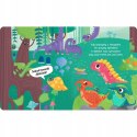 Dinusie i mamusie Książeczka sensoryczna dla maluszka Dinozaury Aksjomat
