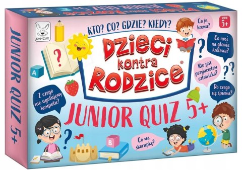 Dzieci kontra Rodzice Junior Quiz 5+ Gra planszowa Kangur