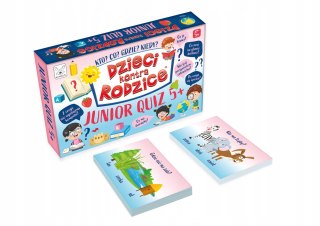Dzieci kontra Rodzice Junior Quiz 5+ Gra planszowa Kangur