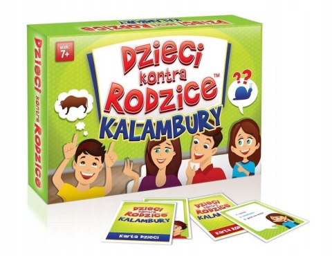 Dzieci kontra Rodzice Kalambury Gra planszowa Kangur
