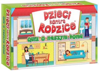 Dzieci kontra Rodzice Quiz o naszym domu Gra planszowa Kangur 6+