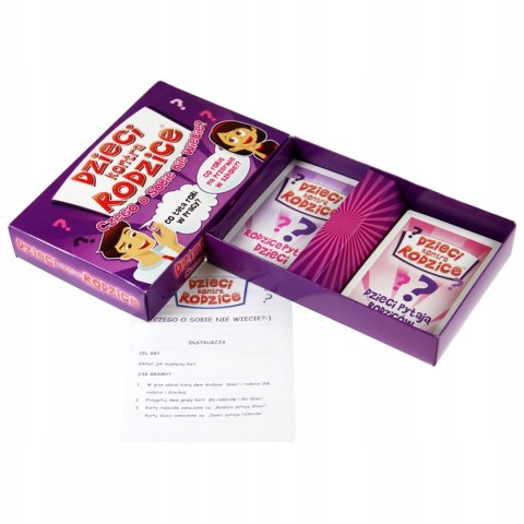 Dzieci kontra rodzice: Czego o sobie nie wiecie? Gra planszowa Kangur