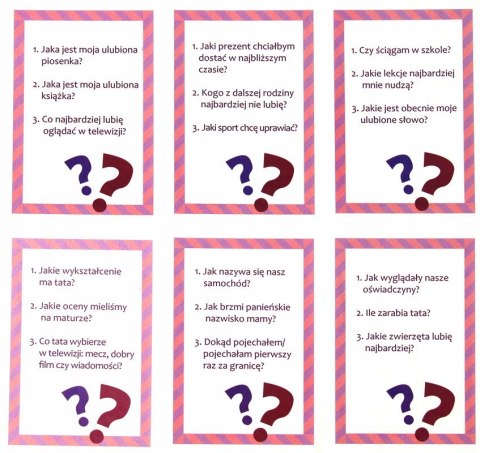 Dzieci kontra rodzice: Czego o sobie nie wiecie? Gra planszowa Kangur